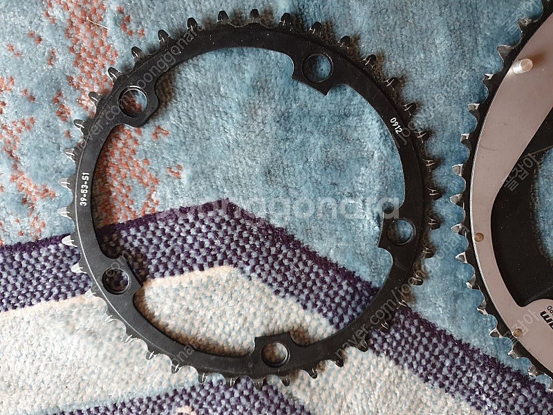 스램 레드22(sram red22) 체인링 (bcd130 53-39t)(히든볼트방식) 판매합니다--3