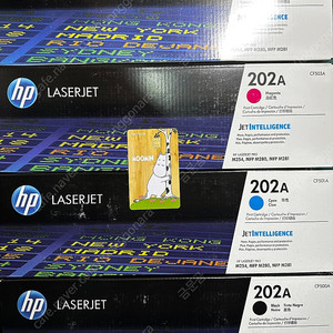 HP 202A 레이저젯 컬러 토너 4종 일괄 판매