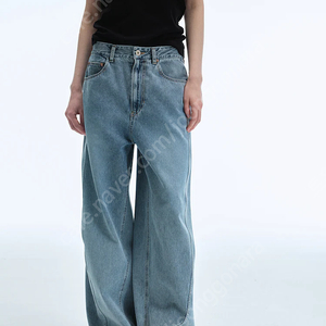 비이커 스티치 컴스 블루 STITCH COMES BLUE Women Curved Fit Denim Pants 1사이즈
