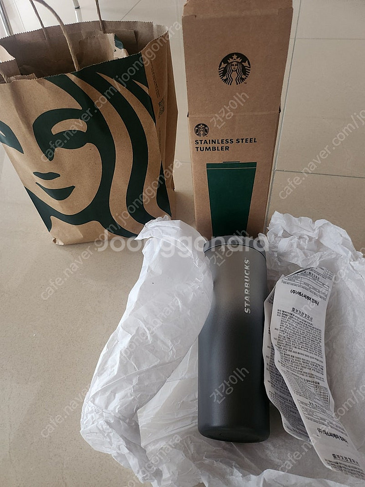 스타벅스 텀블러 새상품 교환가능 텀블러쿠폰포함--1
