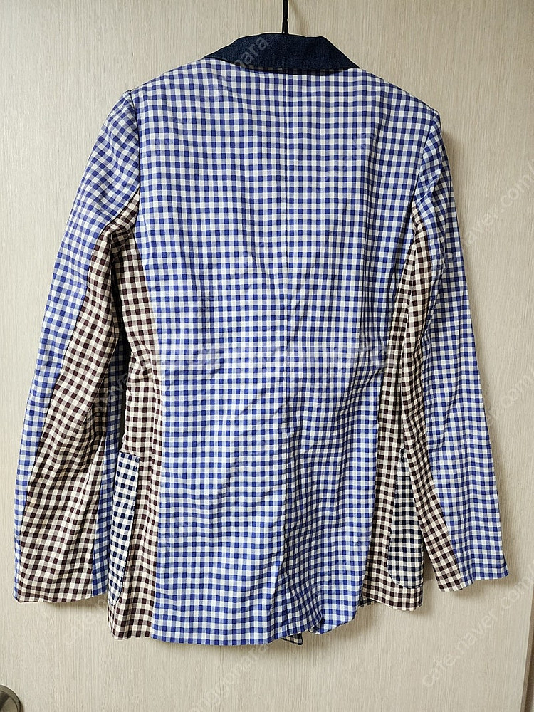 쟈니헤잇재즈 체크 자켓 블레이져 코튼자켓--1