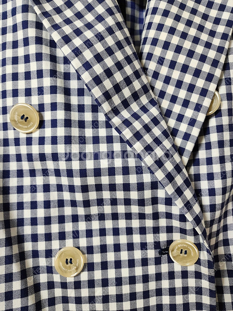 쟈니헤잇재즈 체크 자켓 블레이져 코튼자켓--4