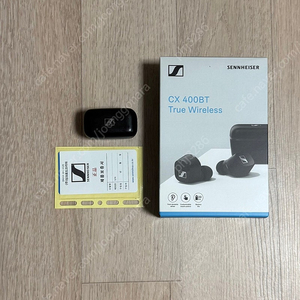 젠하이저 CX400BT 블랙(왼쪽 유닛 고장) 판매합니다.