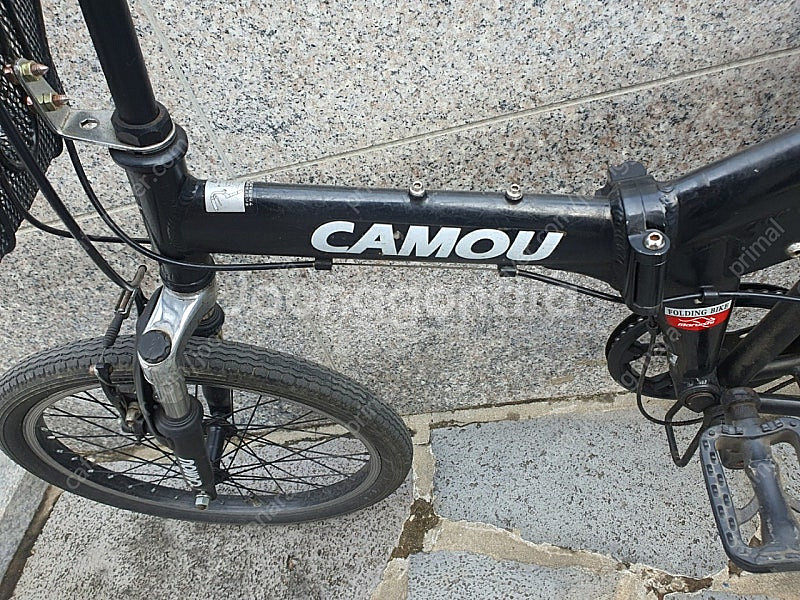 CAMOU 카모 접이식 자전거 미니벨로 블랙--1