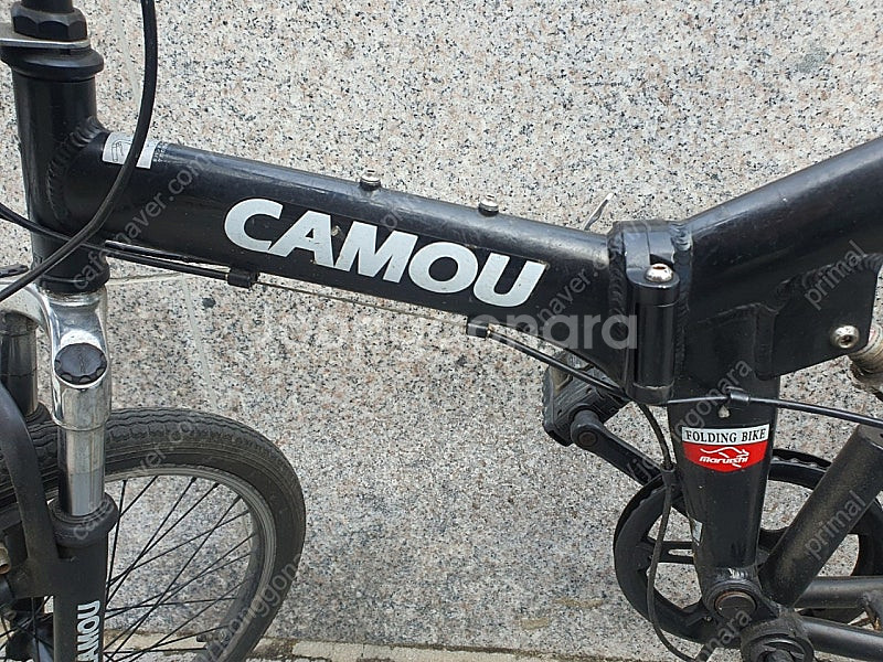 CAMOU 카모 접이식 자전거 미니벨로 블랙--6