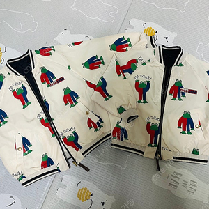 리미떼두두 리버시블 블루종 점퍼 m, xl