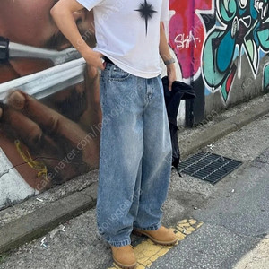 무신사 앤디아더 와이드 벌룬핏 데님진 (택포포함가격)