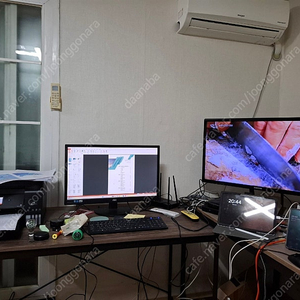 i3급 삼성 데스크탑 + 24인치 모니터 + 32인치 삼성 led tv + 엡손 무한잉크 복합기