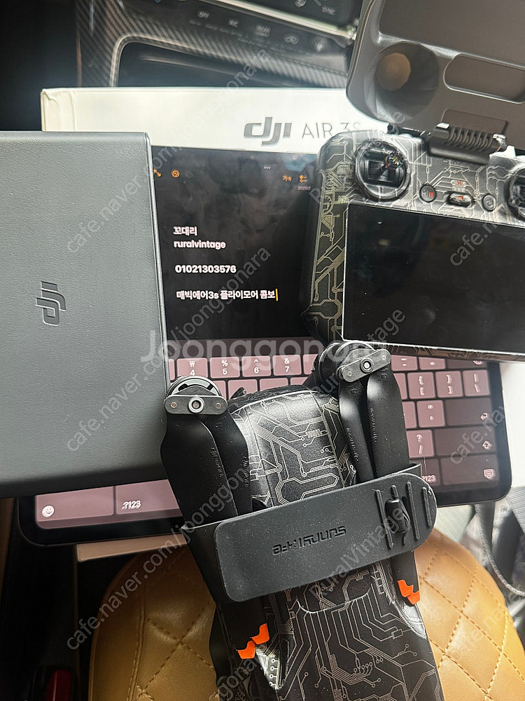 [판매] DJI 매빅 에어 3S 플라이모어 콤보 (LTE 동글 포함 / DJI 케어 511일 남음 / 풀박스)--0