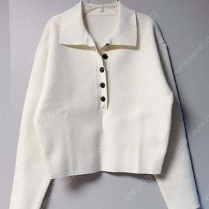 (S) ceeci 씨에씨 노르딕 카라 니트 아이보리 한번 착용
