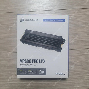커세어 MP600 PRO LPX 2TB 팝니다. (미개봉)