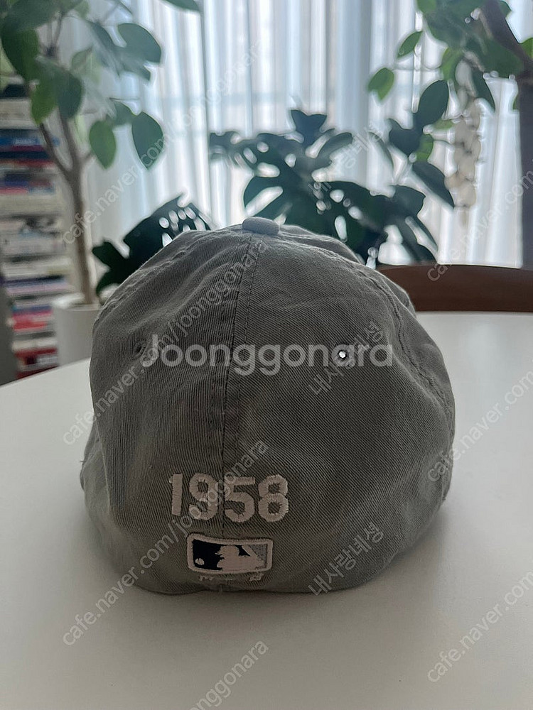 MLB LA볼캡 그레이색상--1