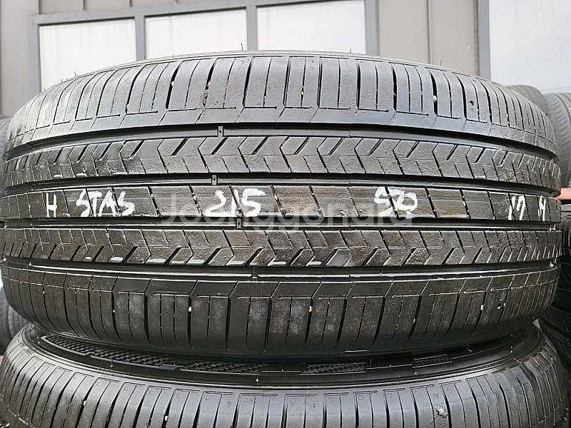 [판매] 215 50 17 한국타이어 키너지컴포트STAS 90% 24년식 A급중고타이어 장착포함--2