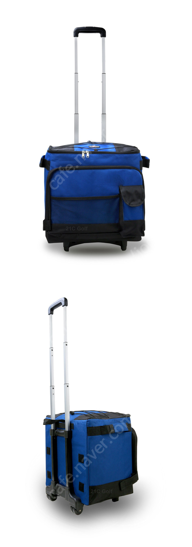 21C 캐리어 3단 손잡이 바퀴달린 아이스박스 가방형 보냉가방 쿨러백 캠핑가방 접이식 나들이 도시락가방 에코백 보냉... 이미지