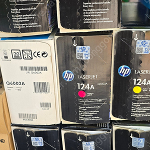 정품토너 HP124A(Q6000~Q6003A)팝니다.