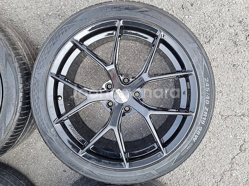 [판매]BBS Fir st 19인치 블랙유광 휠타이어 ...--2