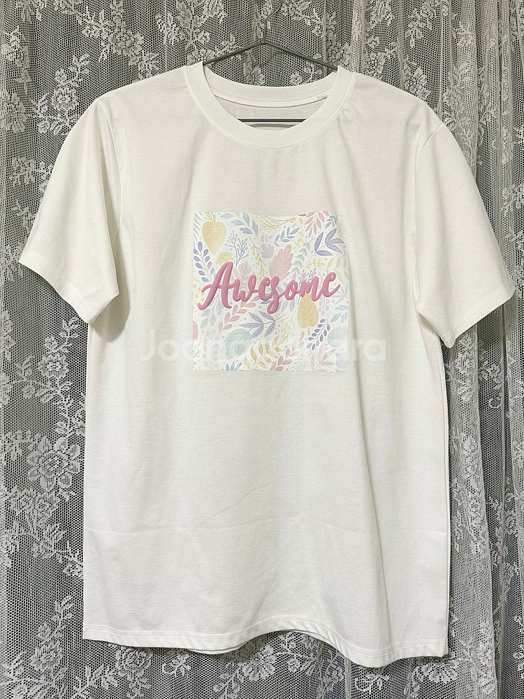 (새상품) 여성 레터링 티셔츠--3