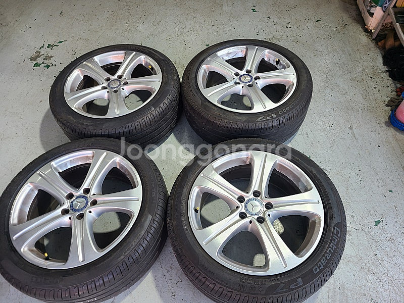 $$ 중고 벤츠 E300 W213 18인치 휠타이어 2...--0