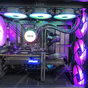 고사양 컴퓨터 (라이젠 5800X/RTX2080Ti/SSD 1TB/RAM 32G/3열 수냉) 본체