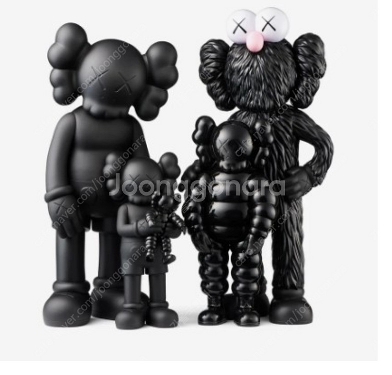 카우스 패밀리 바이닐 피규어 블랙 Kaws Family...--1