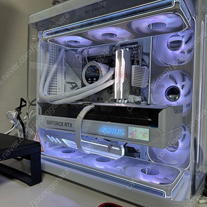 9800X3D 5080 AORUS MASTER ICE 고성능 게이밍 PC 판매합니다.