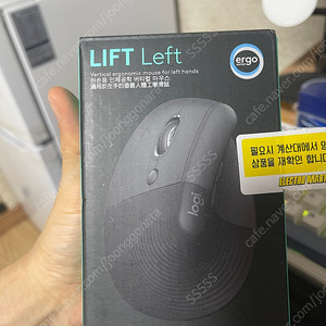 로지텍 LIFT 블랙 미개봉 왼손잡이용