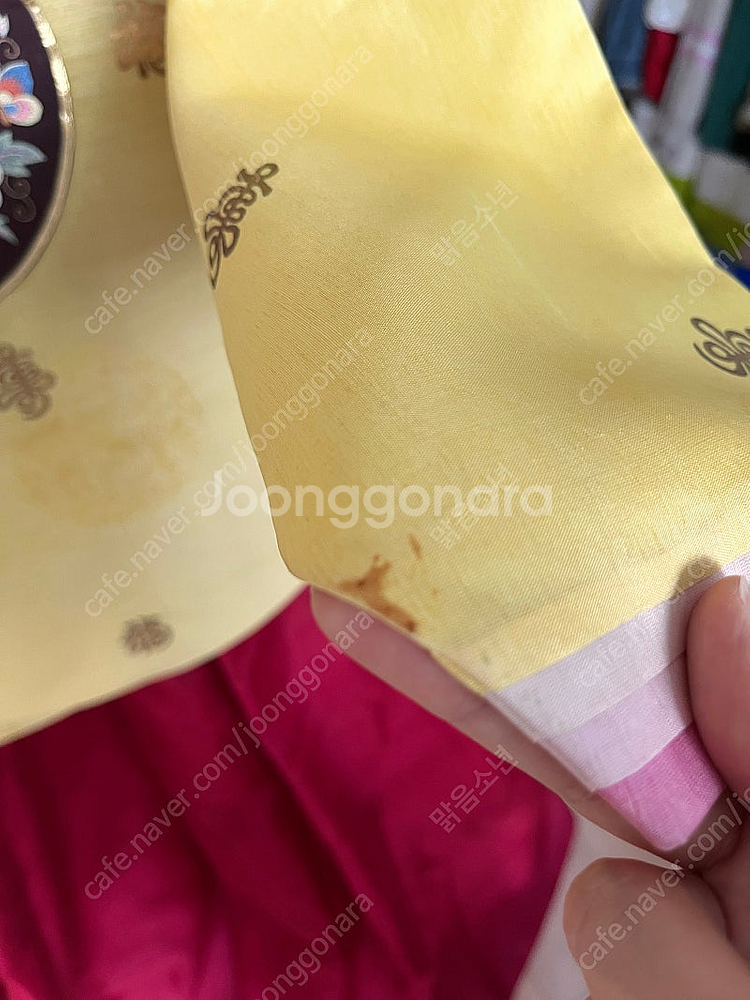 숙현 본견 금박 꽃자수 당의 신부 한복. 여자 한복 일...--5