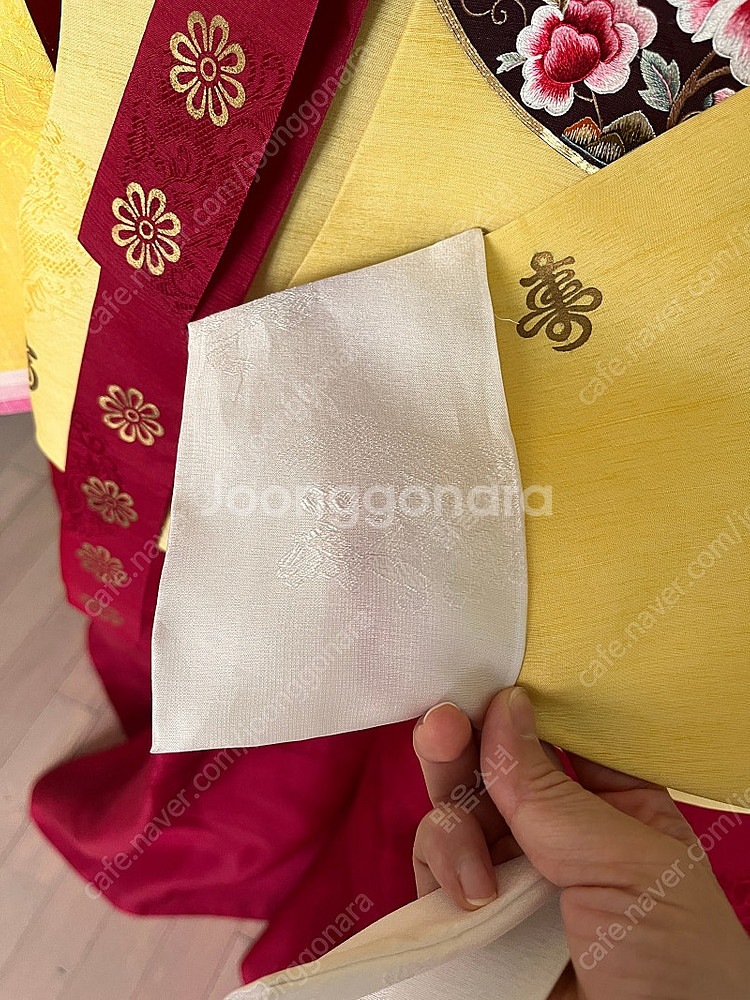 숙현 본견 금박 꽃자수 당의 신부 한복. 여자 한복 일...--6