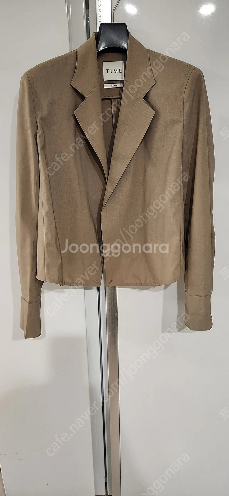 한섬 타임 블랜드패널랩 자켓 25년구입 1회착용--6
