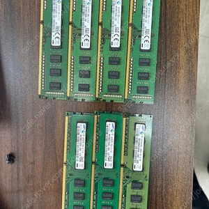 DDR3 12800 10600(양면) 4기가 6개 2기가 1 개 일괄 택포 2.5