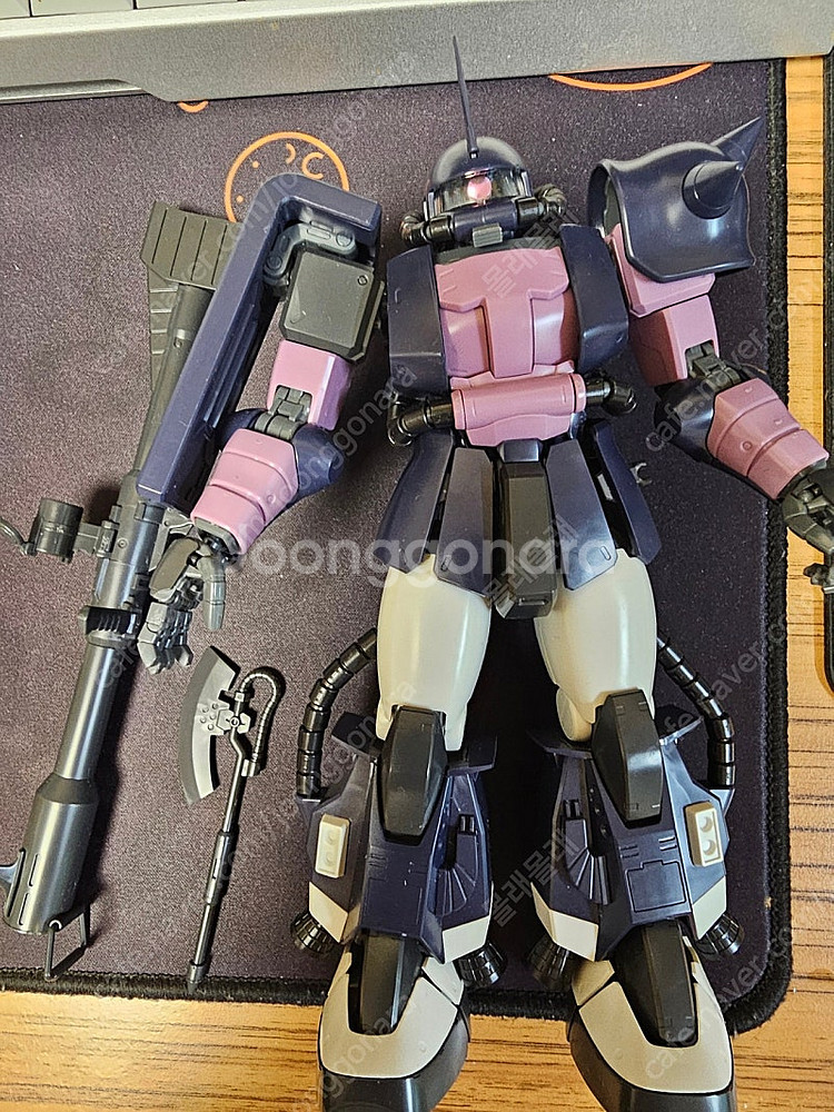 MG 자쿠2 검은삼연성 가조립 팝니다--0