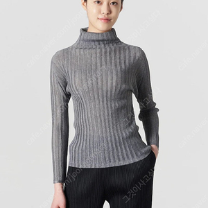 이세이미야케 플리츠플리즈 립 플리츠 베이직 탑