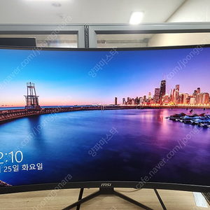 32인치 커브드 게이밍 모니터 MSI G321CU 4K 144Hz HDR 무결점 초 A급