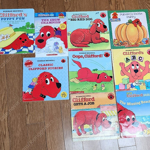 클리포드 원서, Clifford, 플랩북 1권 있고 총 9권 (가격내림)