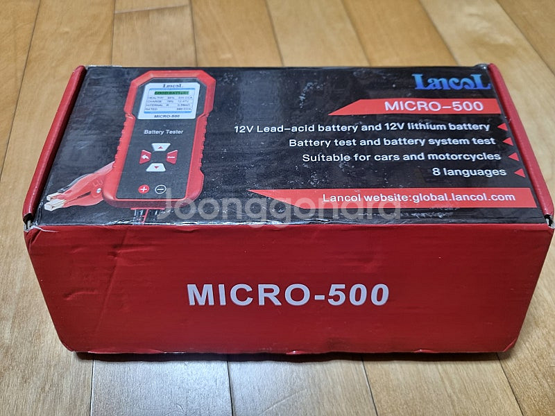 lancol 란콜 micro 500 자동차 배터리 테스...--0