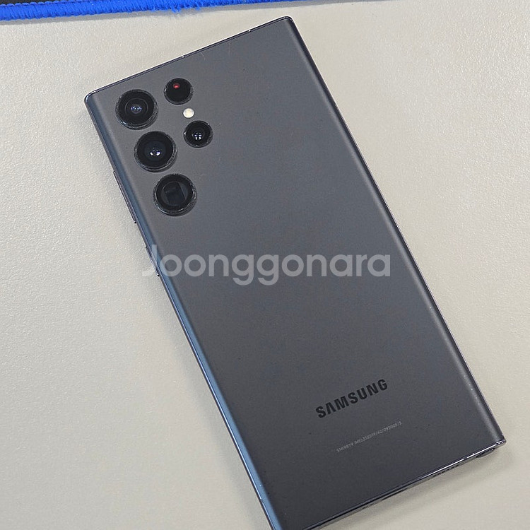 갤럭시 S22울트라 블랙 256기가 터치정상 파손없는 ...--0
