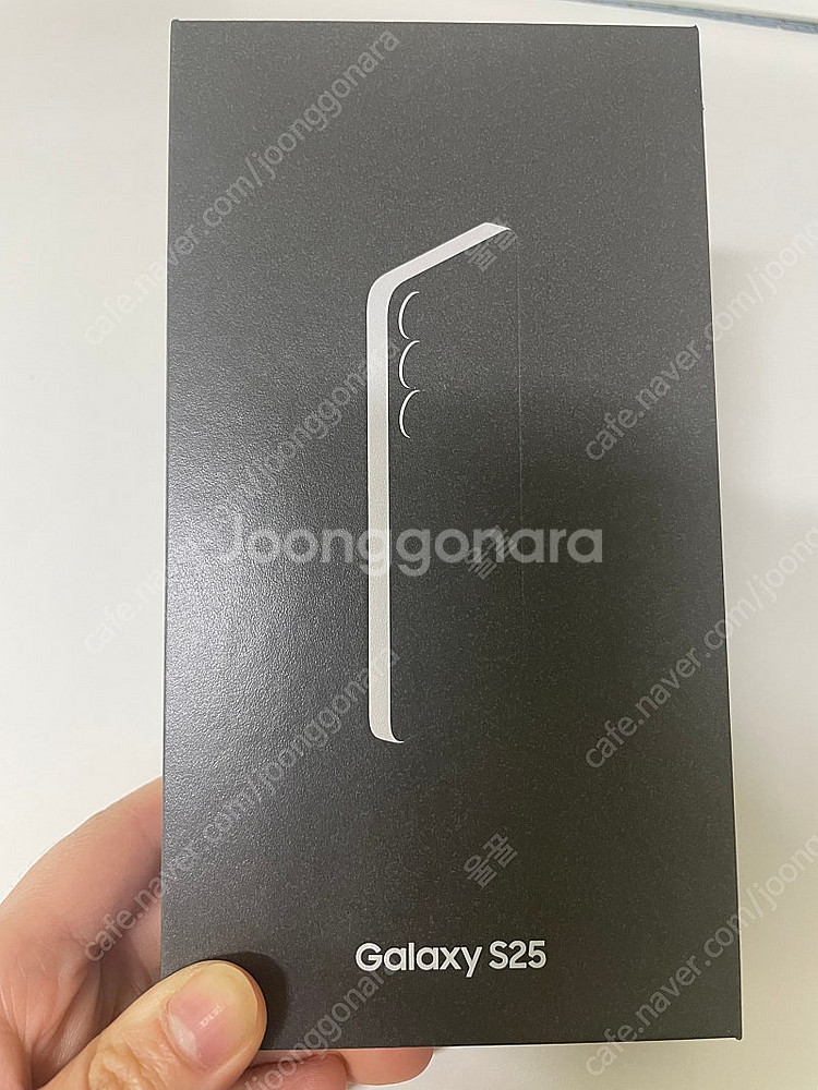 (미개봉) 갤럭시s25 아이스블루 256GB 자급제폰--0