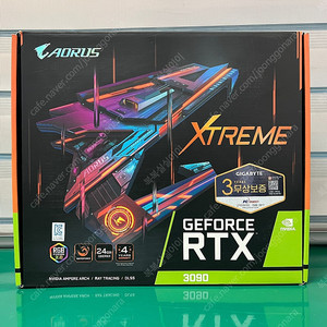 기가바이트 AORUS Xtreme 지포스 RTX 3090 D6X 24GB 워터포스