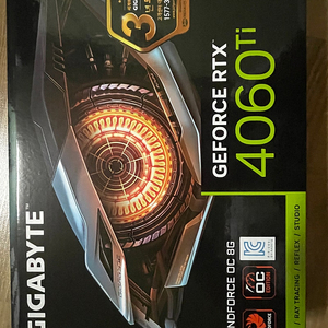 기가바이트 RTX 4060Ti 그래픽 카드 팝니다 (미개봉/미사용)