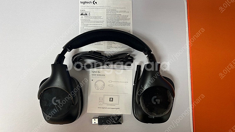 로지텍 G533 무선 게이밍 해드셋--6