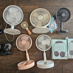 탁상용 선풍기 , 휴대용 충전 접이식 선풍기 , 넥 선풍기 외