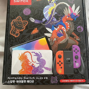 닌텐도 스위치 OLED 스칼렛 바이올렛 에디션 (포켓몬스터) 본체