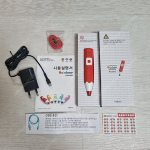 (거의 새상품) 레인보우 세이펜 / 레인보우펜 CR3-4BS 32G 빨강색
