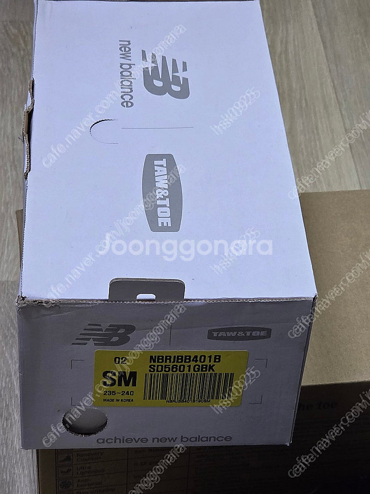 뉴발란스 토앤토 쪼리 블랙 sm 235~240 새제품 ...--0