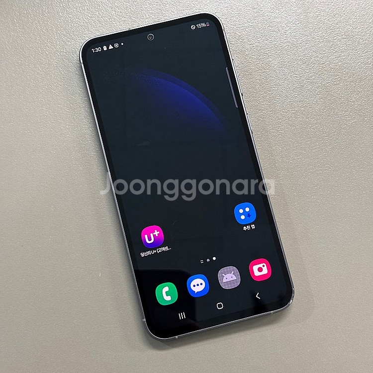 갤럭시S23FE 그라파이트색상 256용량 24년4월개통...--2