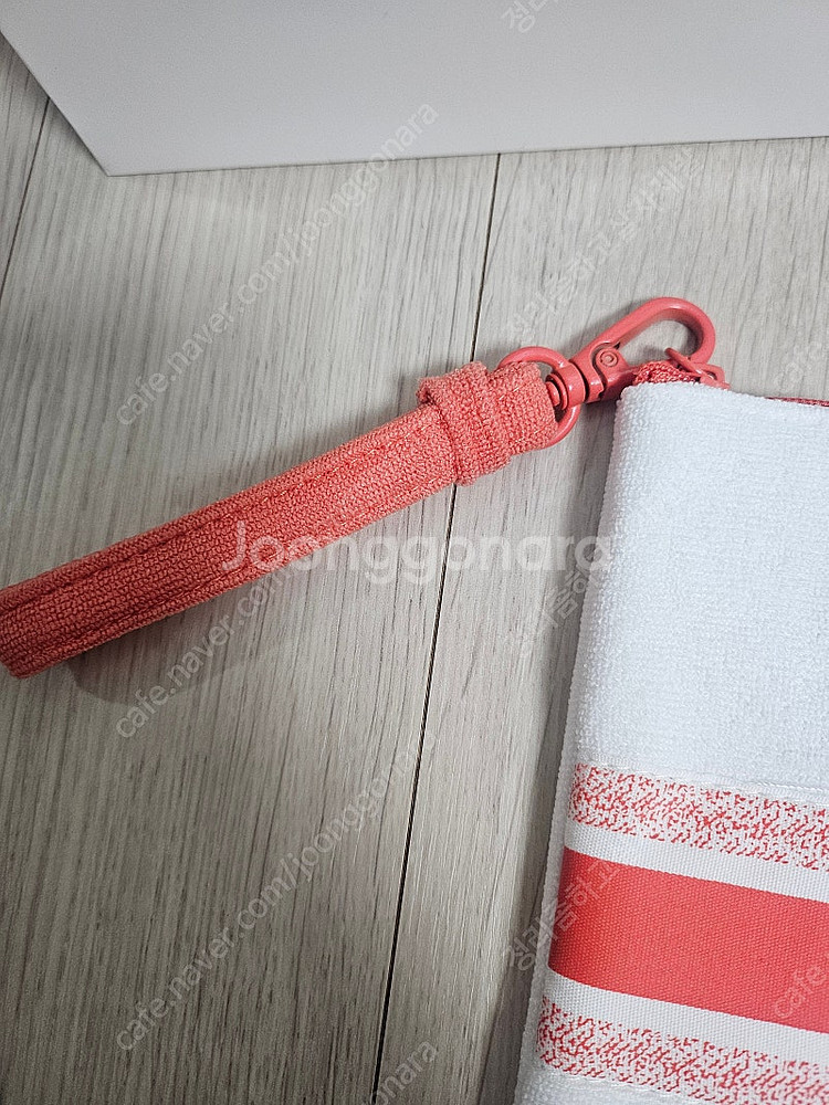 디올 다홍 면 파우치 (코스메틱)--3