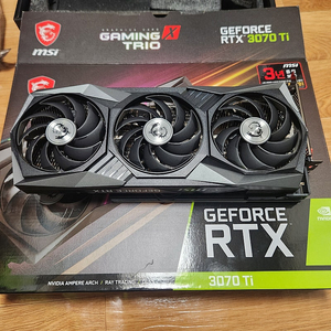 MSI RTX 3070 Ti 게이밍X 트리오 8gb 팝니다