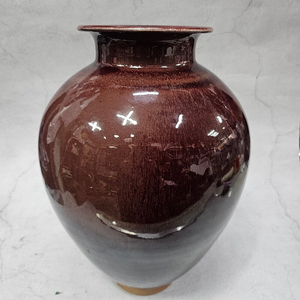 진사 호 항아리 도자기 36x23cm 인테리어소품 엔틱 빈티지