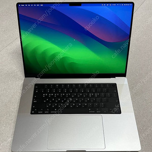 맥북 m1 max 16인치 64g 4t ssd 실버 구성품미사용