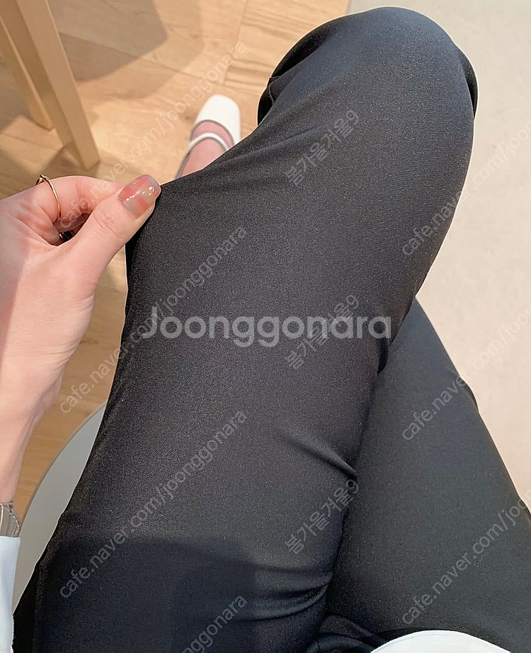 페이지유 에르팬츠 블랙 M 숏기장--3